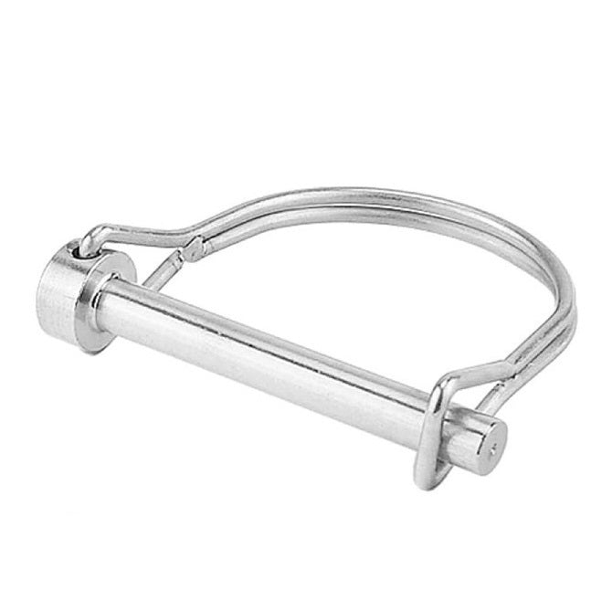 Wire Lock Lynch Pins - 6.35x44.45x2.3 mm - Stainless Steel 304 Similar to A2, 18-8 HRB80