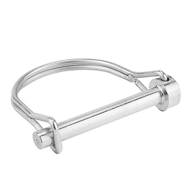 1078118 | LYP-R2-079-035-S4 --- Wire Lock Lynch Pins - 7.94x34.93x2.3 mm Double Wire - Stainless Steel 304 Similar to A2, 18-8 HRB80 Pin