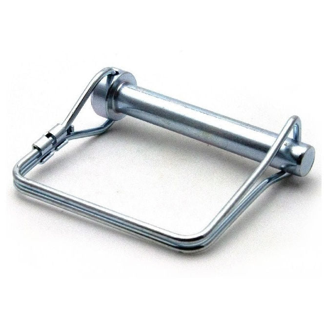 1073258 | LYP-Q2-064-064-CZ (200 Pcs) --- Wire Lock Lynch Pins - 6.35x63.5x2.3 mm Double Wire - Carbon Steel Spring Wire Zinc Plated Pin
