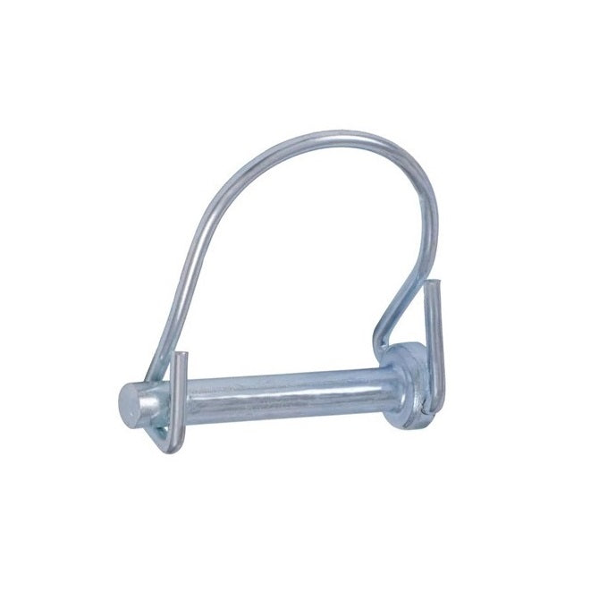 Wire Lock Lynch Pins - 9.53x44.45x3 mm - Carbon Steel Spring Wire Zinc Plated