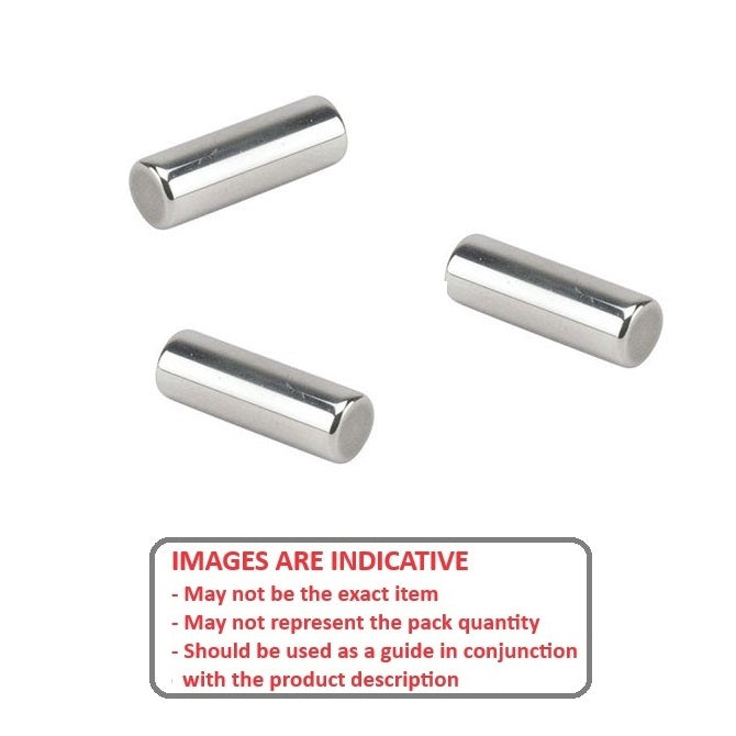 1045860 | RLR-0300-2480-ST-R (10 Pcs) --- Steel Rollers - 3x24.8 mm - 63 - 66 - Chrome Steel SAE 52100 Roller