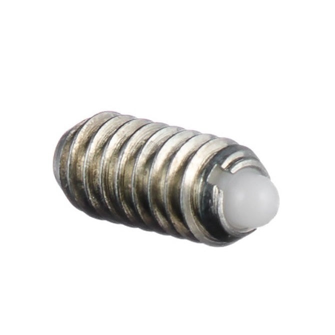Ball Threaded Plungers - 4-48 UNF - 2.85mm - 4.8 mm - 0.6 N Stainless Body - Stainless Steel 303 Grade with Nylon Ball