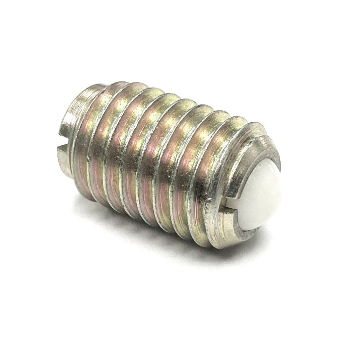 1071625 | PLBT-064C-135-CN-018 --- Ball Threaded Plungers - 1/4-20 UNC - 6.35mm - 13.5 mm - 8.9 N - Steel Body with Nylon Ball Plunger