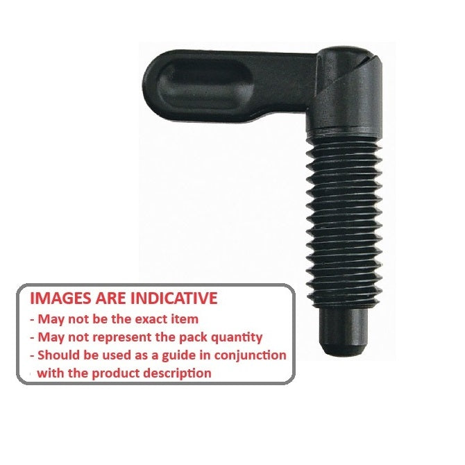 1086072 | PLIT-040-095C-10-G-C --- Indexing Plungers - 3/8-16 UNC - 9.53mm - 20 mm - 0.4 N Grip - Steel Plunger