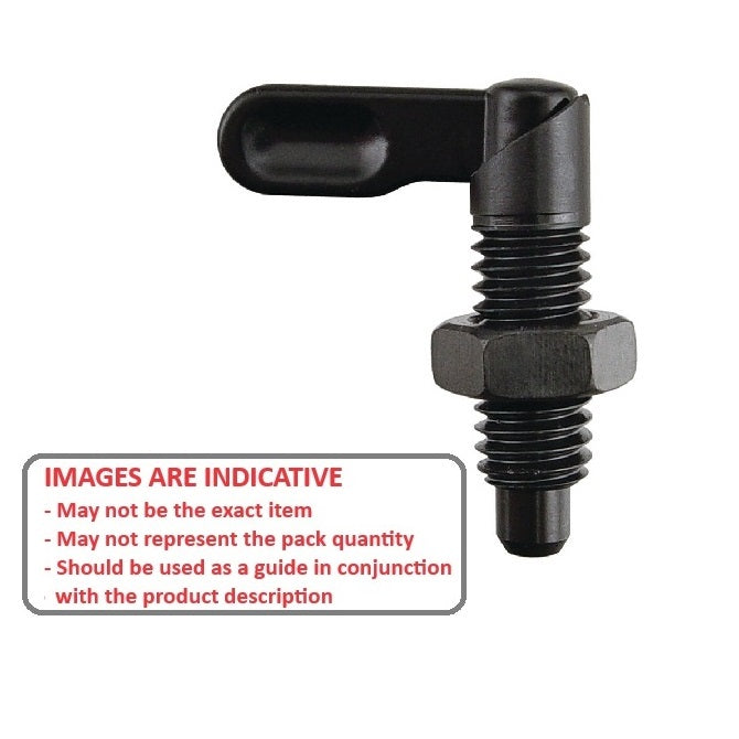 1087347 | PLIT-040-095F-10-G-C-N --- Indexing Plungers - 3/8-24 UNF - 9.53mm - 20 mm - 0.4 N Grip - Steel Plunger