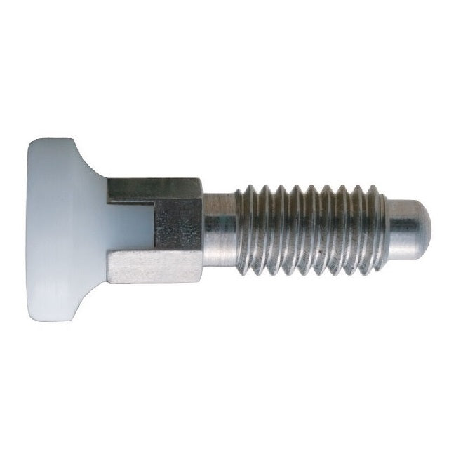 Spring Plungers - M6 - 6x1mm - 13 mm - 0.5 N Acetal Handle - Stainless Steel