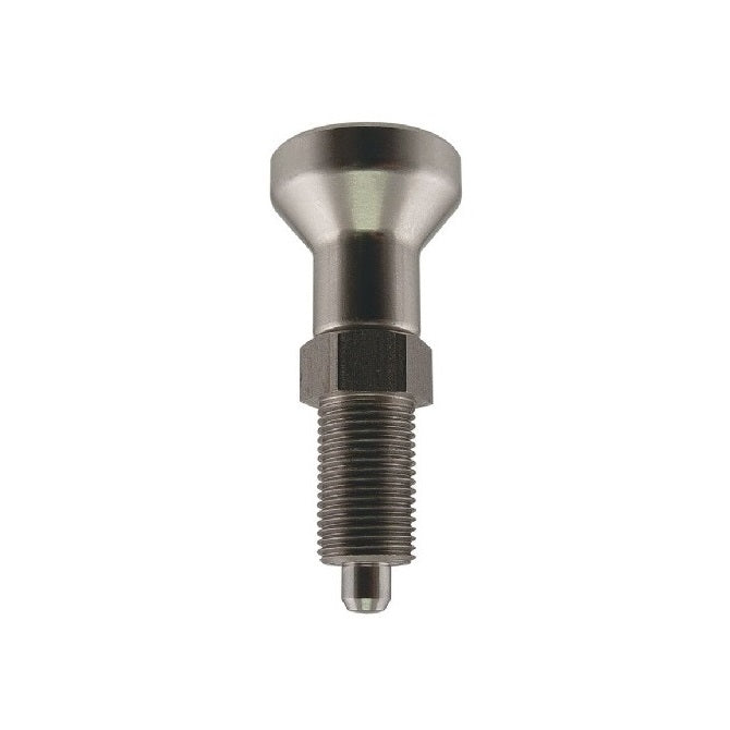 Indexing Pull Knob Plungers - M8 Fine - 8x1mm - 43 mm - 2.7 N - Stainless Steel 303 Similar to A2, 304, 18-8