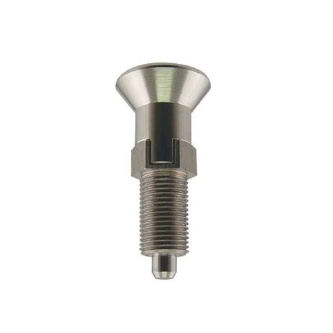 Indexing Pull Knob Plungers - M8 Fine - 8x1mm - 43 mm - 2.7 N - Stainless Steel 303 Similar to A2, 304, 18-8