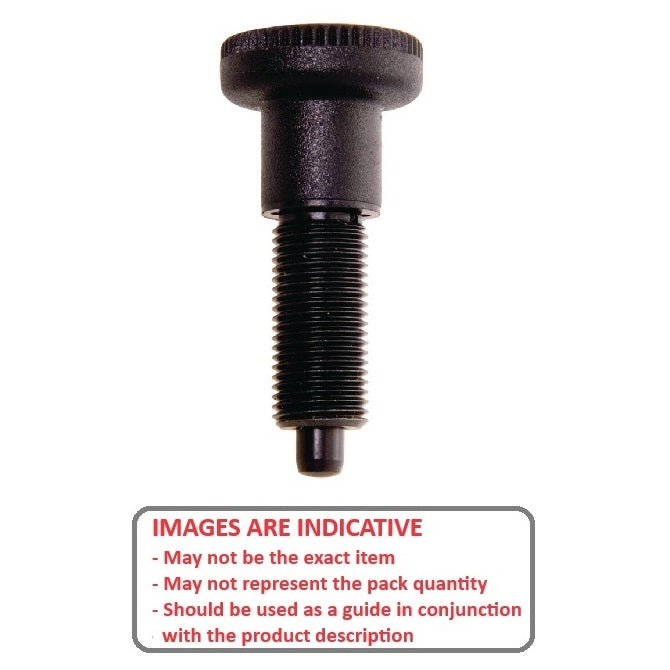 1067845 | PLIT-030-060-075-32-KP-C --- Indexing Pull Knob Plungers - M6 Fine - 6x0.75mm - 31.5 mm - 5 N - Steel Plunger