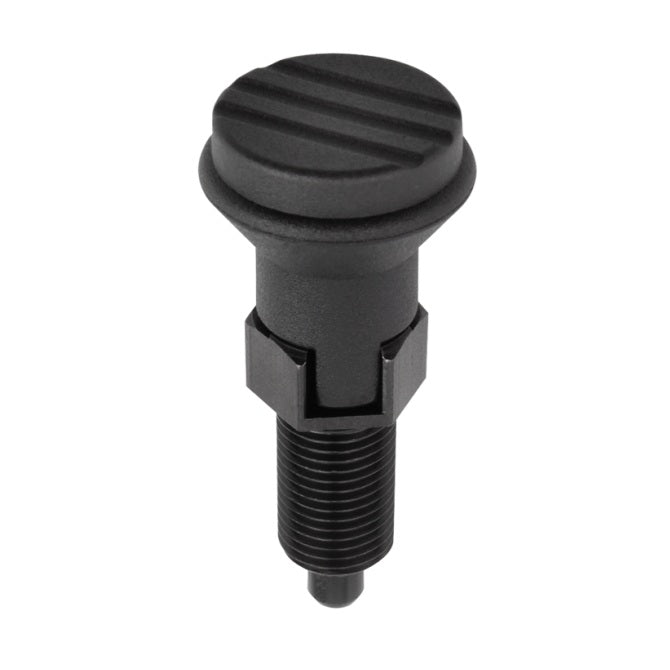 1081835 | PLIT-040-080-100-39-LKP-C --- Indexing Pull Knob Plungers - M8 Fine - 8x1mm - 38.5 mm - 5.4 N - Steel Plunger