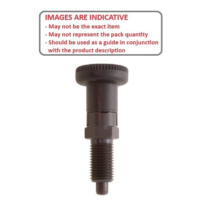 1101464 | PLIT-060-127C-25-LSH-C --- Indexing Plungers - 1/2-13 UNC - 12.7mm - 20.1 mm - 0.7 N Locking - Steel Plunger