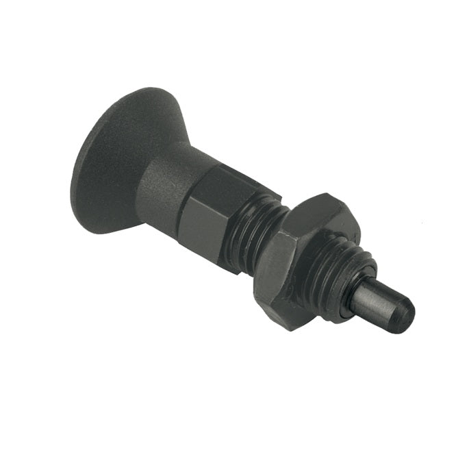 1067844 | PLIT-030-060-075-32-KPN-C --- Indexing Pull Knob Plungers - M6 Fine - 6x0.75mm - 31.5 mm - 2 N - Steel Plunger