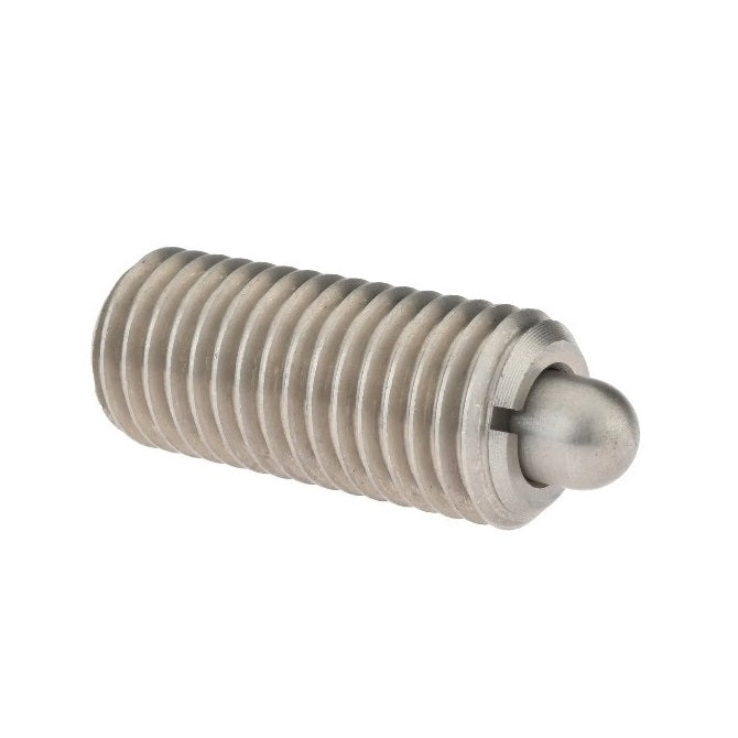 Ball Threaded Plungers - 4-48 UNF - 2.85mm - 4.8 mm - 0.6 N - Steel Body with Stainless Ball