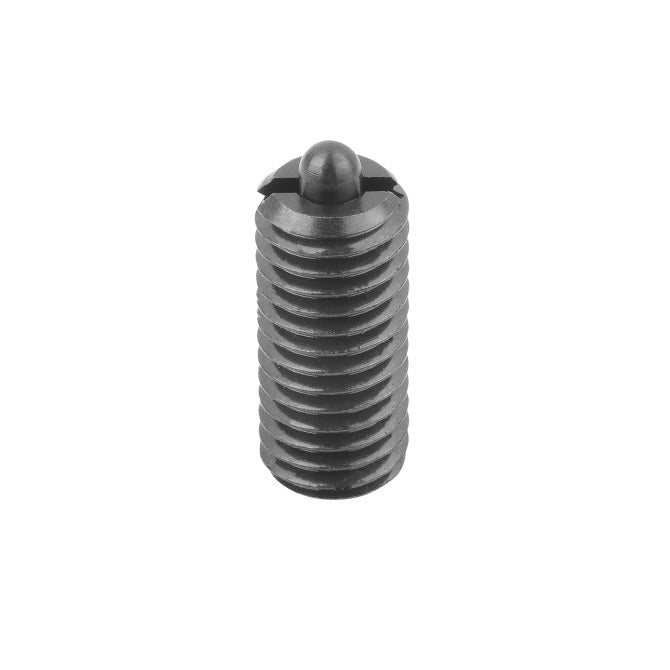 1052419 | PLBT-040M-090-C-010 (10 Pcs) --- Ball Threaded Plungers - M4 - 4x0.7mm - 9 mm - 4 N - Steel Plunger