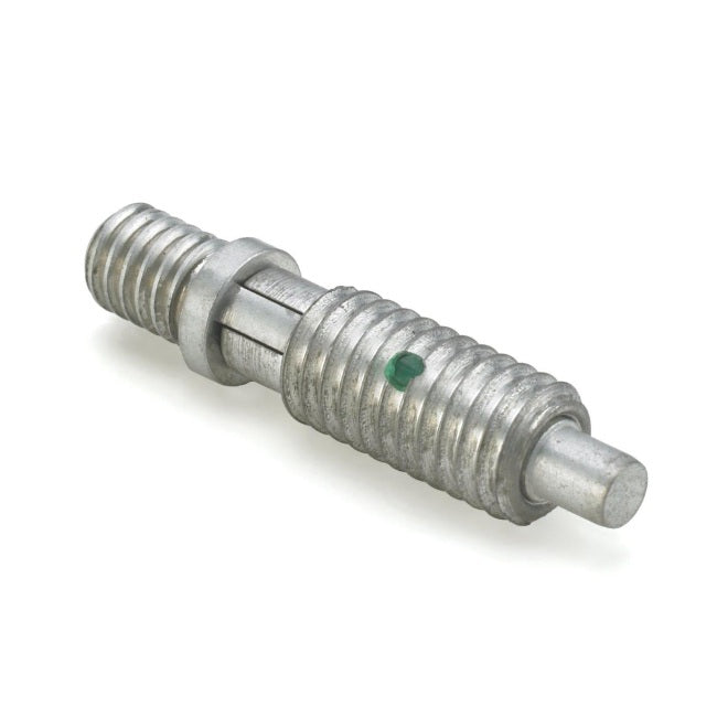 1076817 | PLST-079C-159-TACL-027 --- Spring Threaded Adapter Plungers - 5/16-18 UNC - 7.94mm - 15.9 mm - 6.7 N Locking - Steel Plunger