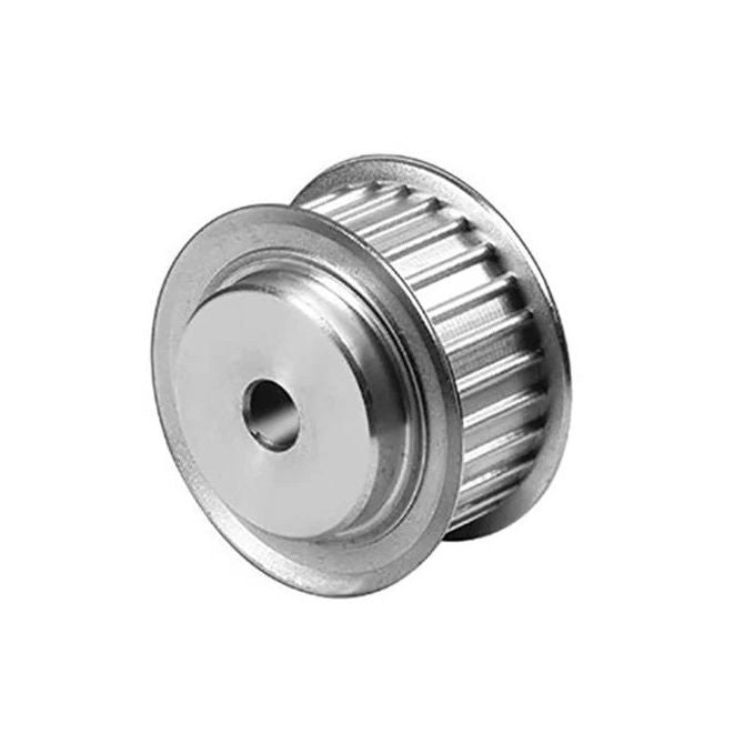 1135907 | P-050A-027-100FF-AL-N-080 --- Metric Timing Pulleys - 27 tooth - 10x8 mm 5mm Pitch - Aluminium Pulley
