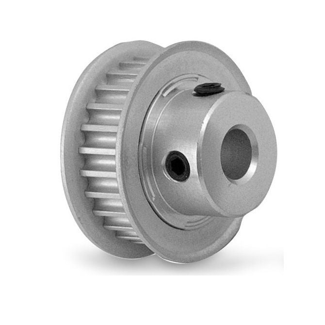 1116242 | P-030H-018-060FF-AL-G-064 --- Metric Timing Pulleys - 18 tooth - 6x6.35 mm 3mm Pitch - Aluminium Pulley