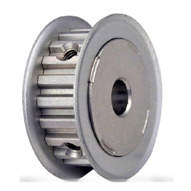 1143147 | P-XL-032-095FF-AL-GN-095 --- Inch Timing Pulleys - 32 tooth - 9.5x9.525 mm 5.080mm Pitch XL - Aluminium Pulley