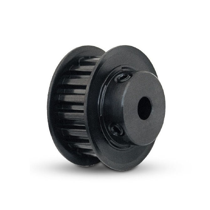 1090133 | P-L9-010-127FF-SB-G-095 --- Inch Timing Pulleys - 10 tooth - 12.7x9.525 mm 9.525mm Pitch L - Steel - Black Oxide Pulley