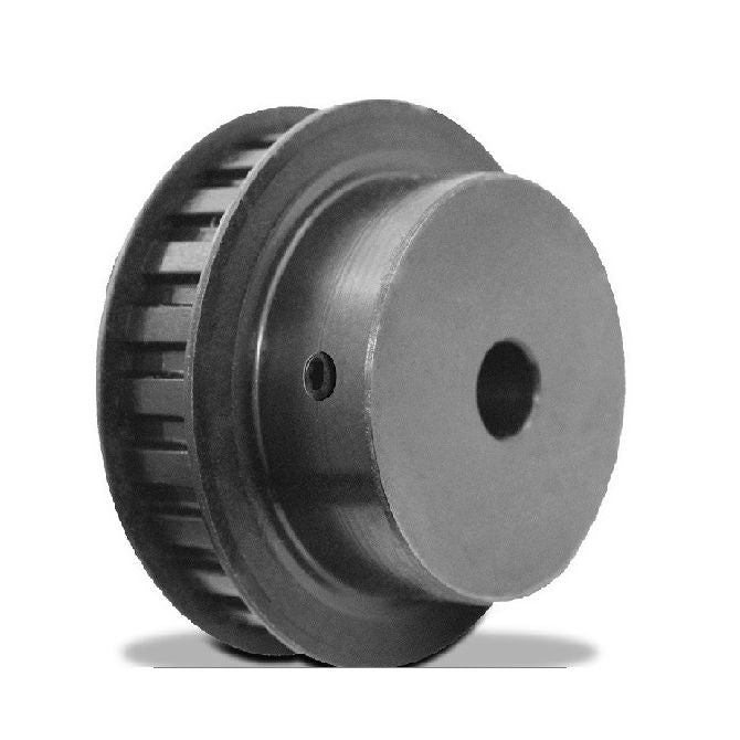 1112846 | P-L9-016-191FF-SB-N-127U --- Inch Timing Pulleys - 16 tooth - 19.1x12.7 mm 9.525mm Pitch L - Steel - Black Oxide Pulley