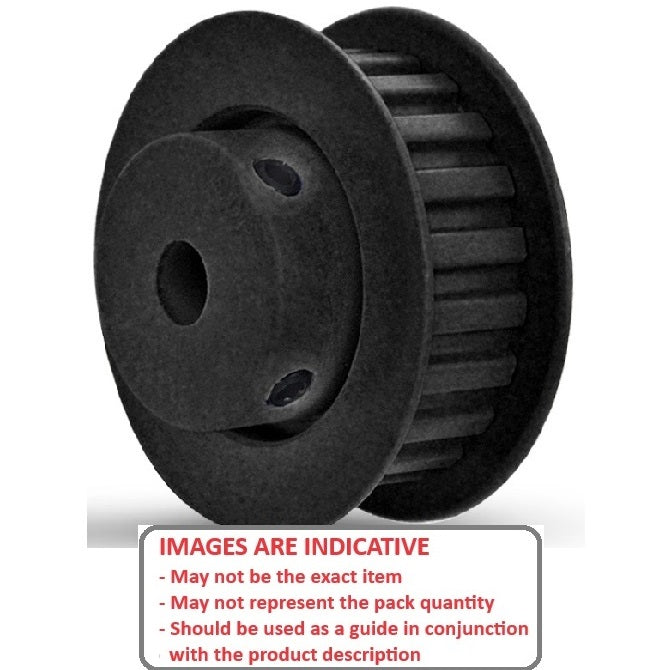 1157854 | P-030H-048-090FF-PN-SL-159 --- Metric Timing Pulleys - 48 tooth - 9x15.875 mm 3mm Pitch - Nylon Polyamide 6/6 Pulley