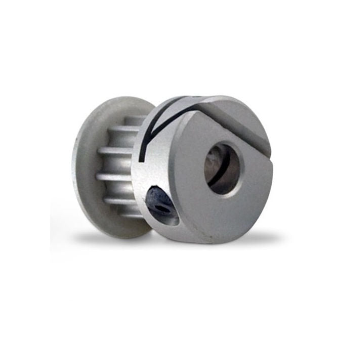 1106716 | P-020G-015-060FH-AL-E-048 --- Metric Timing Pulleys - 15 tooth - 6x4.763 mm 2.000mm Pitch - Aluminium
