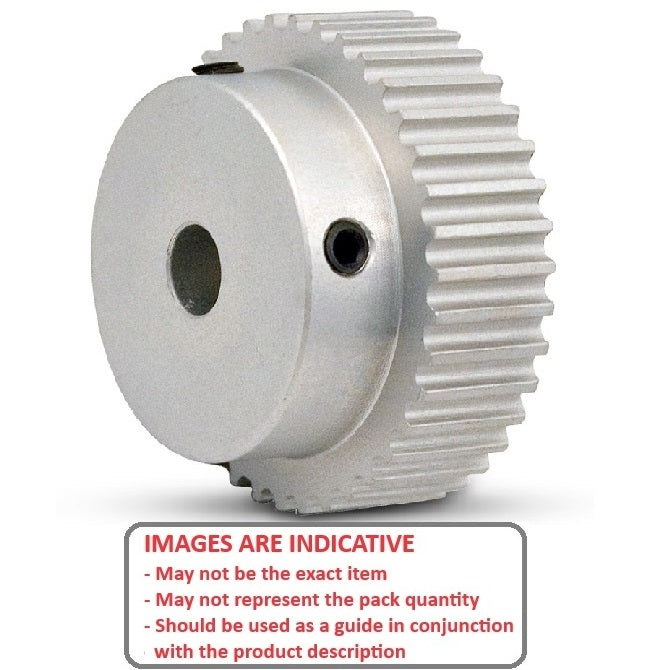 1089418 | P-XL-010-095P-AL-G-060 --- Inch Timing Pulleys - 10 tooth - 9.5x6 mm 5.080mm Pitch XL - Aluminium Pulley