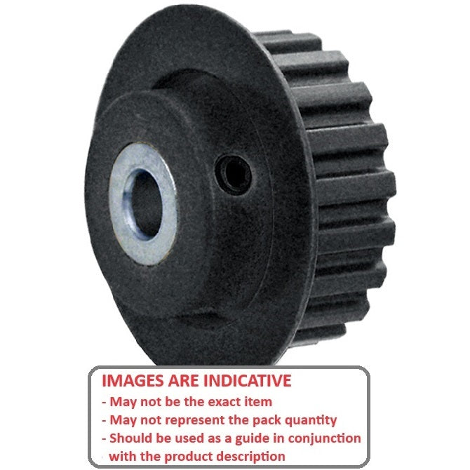 1166260 | P-030H-060-090SF-PP-GAI-120 --- Metric Timing Pulleys - 60 tooth - 9x12 mm 3mm Pitch - Plastic Pulley