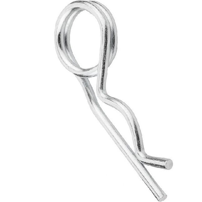 1046354 | RCL-030-073-ZD (2 Pcs) --- Double Coil R Clips - 3x73 mm - Zinc Plated Clip