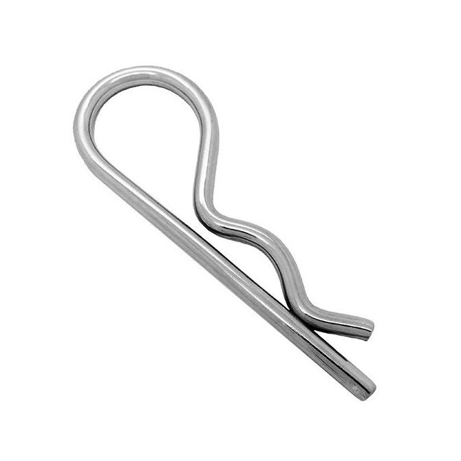 1036670 | RCL-011-025-S4 (20 Pcs) --- Single Coil R Clips - 1.1x25 mm - 304 Stainless Steel Clip
