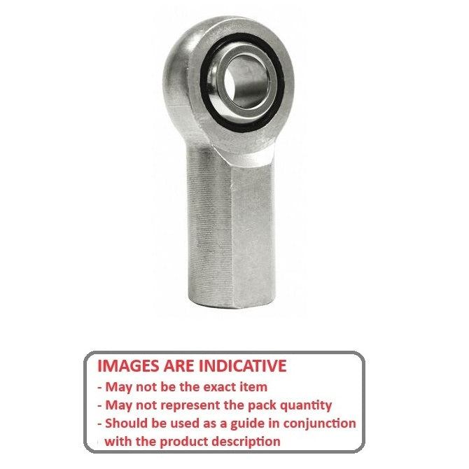 1059659 | REF-048-R-SN --- Female Rod Ends - 4.826x34.925 mm - 10-32 UNF Right - Stainless Steel with Nylon Rod End
