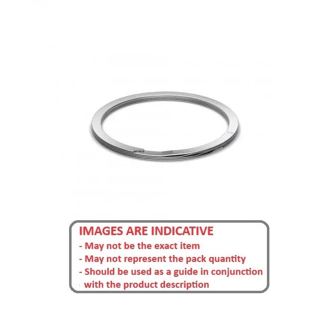 1115921 | RSN-068-S02 --- External Retaining Rings - 17.48x1.07x16.41 mm Spiral Rings - Stainless Steel 302/304 Similar to A2, 18-8 Spiral Ring