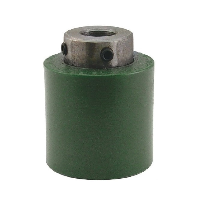 Solid Shaft Mount Rollers - 38.1x31.75 - 9.55 - 9.65 - Urethane