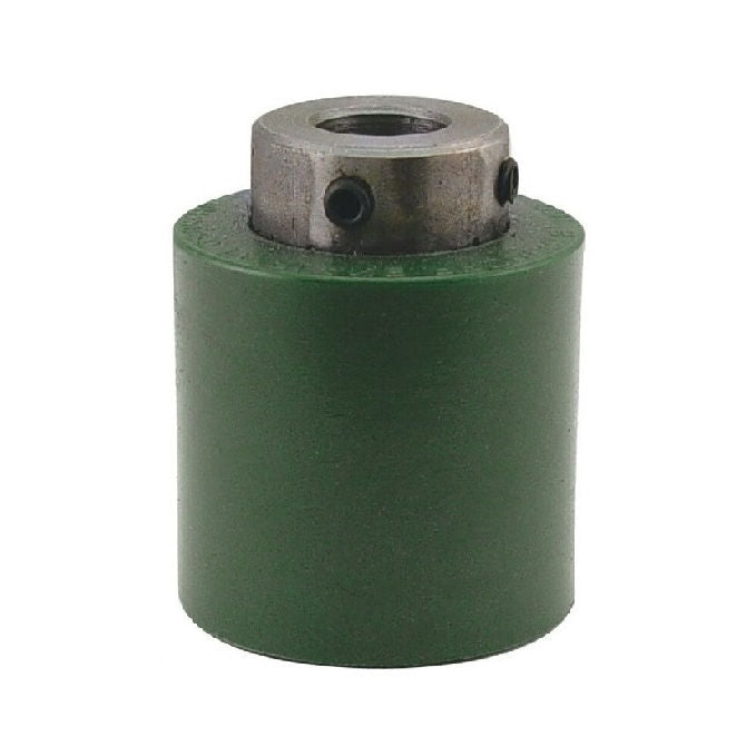 1151252 | RR-190RS (Each) --- Solid Shaft Mount Rollers - 38.1x31.75 - 12.73 - 12.83 Coloured Urethane - Urethane Roller