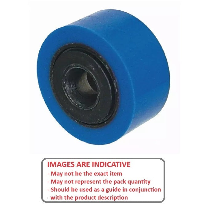1161320 | CCF-1235RS --- Urethane Coated Roller Followers - 50.8x12.7x25.4 mm - Polyurethane Coated