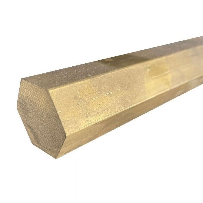 1063719 | 6R-0050-0500-BR360 (Length) --- Hexagonal Bar Rod - 5x500 mm - C360 - Brass CA360