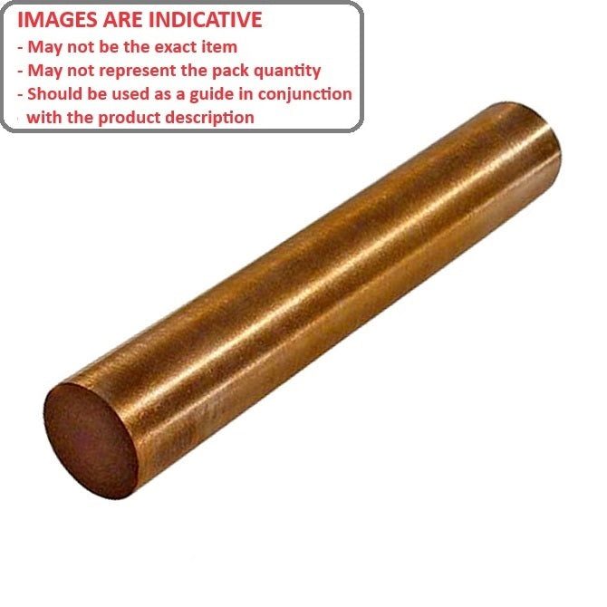 1155550 | 0R-0445-0165-SB --- Round Rod - 44.45x165.1 mm - SAE 841 - Sintered Bronze SAE 841