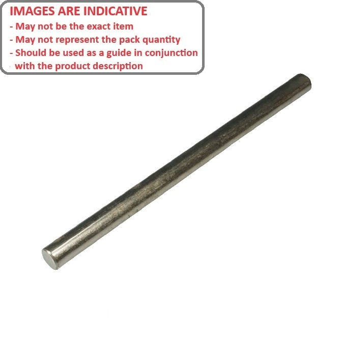 1088446 | 0R-0095-0300-SS302 --- Round Rod - 9.53x304.8 mm - 302 - Stainless Steel 302 Similar to A2, 304, 18-8