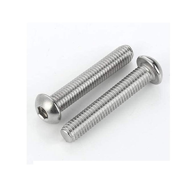 Button Screws - M2 - 2x0.4mm - 16 mm - 304 Stainless Socket