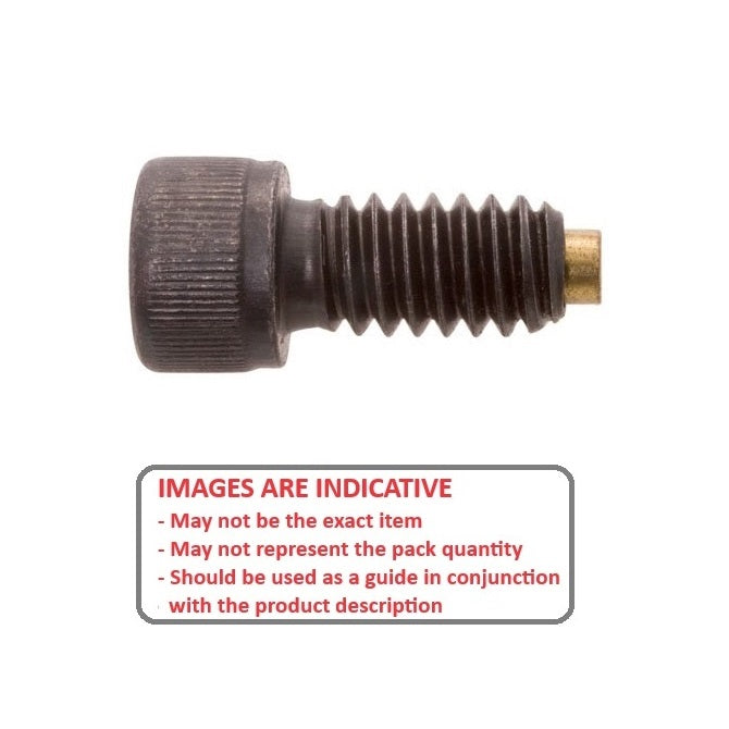 1072795 | SC064C-038-C-SK-C-BT --- Cap Tipped Screws - 1/4-20 UNC - 6.35mm - 38.1x3.2 mm Socket - Steel Alloy Screw