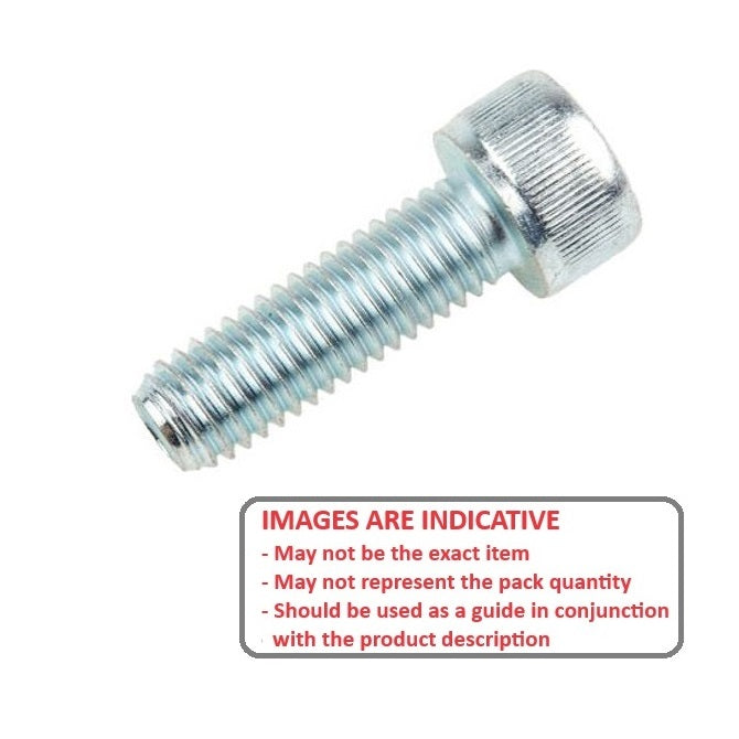 1042148 | SC025M-012-C-SK-CZ (5 Pcs) --- Socket Cap Screws - M2.5 - 2.5x0.45mm - 12 mm - Zinc Plated Steel Screw