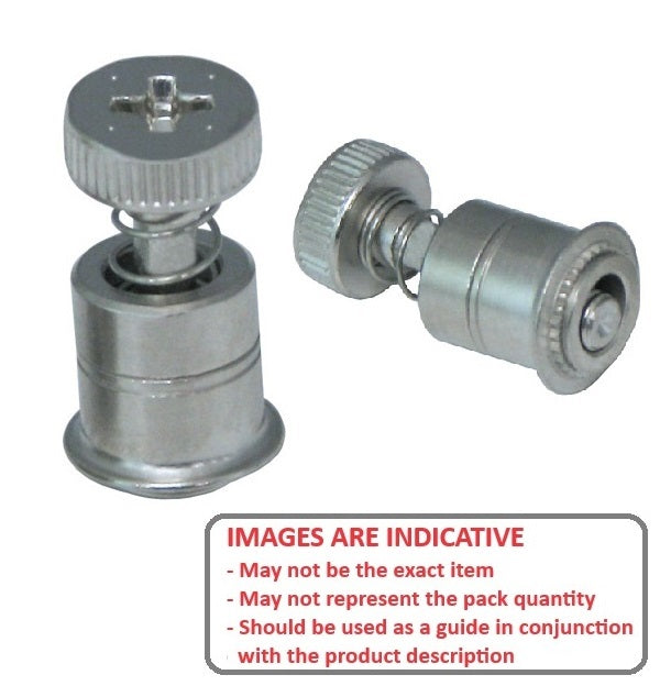 1059489 | SCC048F-007-RP-C (100 Pcs) --- Captive Screws - 10-32 UNF - 4.76mm - Phillips - Steel / Zinc Bright Chromate Finish Retractable - Steel / Zinc Bright Chromate Finish Screw