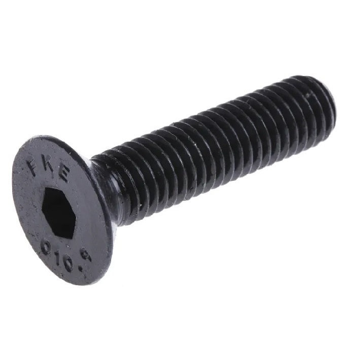 Countersunk Screws - 6-32 UNC - 3.5mm - 12.7 mm - High Tensile Steel / Black Oxide Socket