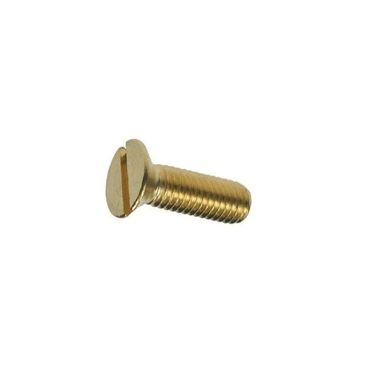 Countersunk Screws - 5/32-32 BSW - 3.969mm - 9.525 mm - Brass Slotted