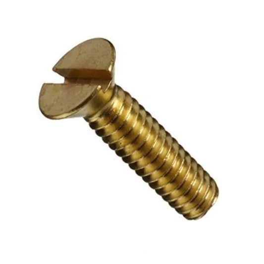 Countersunk Screws - 5/32-32 BSW - 3.969mm - 19.05 mm - Brass Slotted