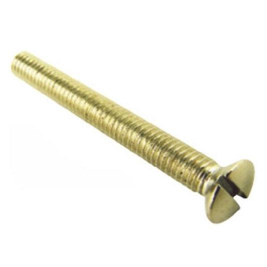 Countersunk Screws - 5/32-32 BSW - 3.969mm - 50.8 mm - Brass Slotted