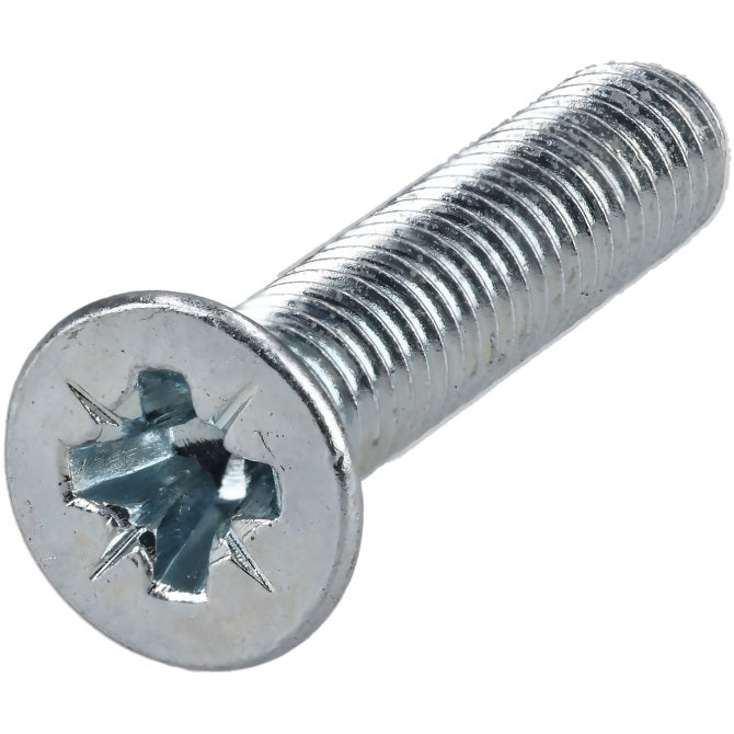 1092159 | SK100M-040-PZ-CZ (100 Pcs) --- Countersunk Screws - M10 - 10x1.5mm - 40 mm - Zinc Plated Steel Pozidrive Screw