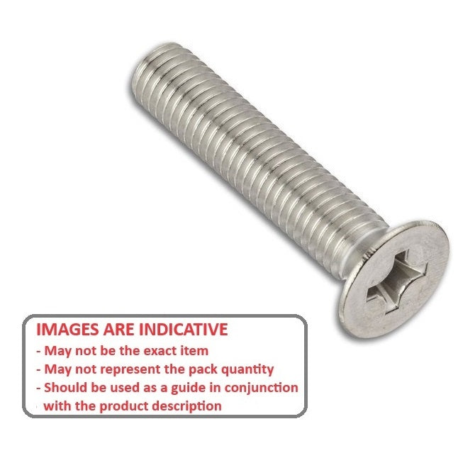 1039454 | SK020M-008-PH-S4 (50 Pcs) --- Countersunk Screws - M2 - 2x0.4mm - 8 mm - 304 Stainless Phillips Screw