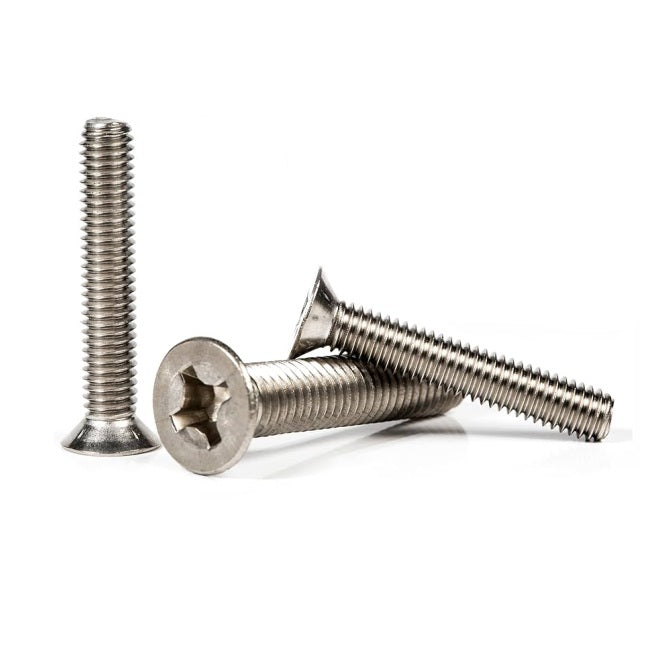1039454 | SK020M-008-PH-S4 (50 Pcs) --- Countersunk Screws - M2 - 2x0.4mm - 8 mm - 304 Stainless Phillips Screw