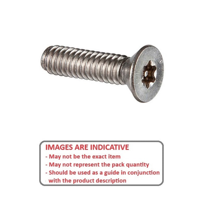 1053375 | SKS0400-016-SK-S4 (4 Pcs) --- Security Screws - M4 - 4x0.7mm - 16 mm - 304 Stainless Socket Screw